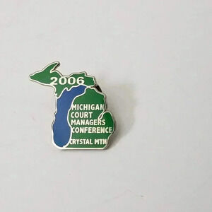 Michigan Court Managers Conference Lapel Pin 2006